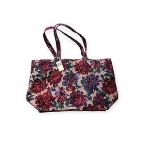 NWT- Vera Bradley Neon Blooms Grand Tote set